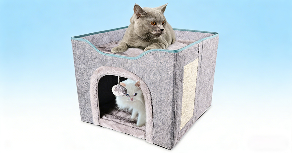 【折りたたみペットベッド｜猫・小型犬用】安心・快適・省スペースなペット専用ベッド