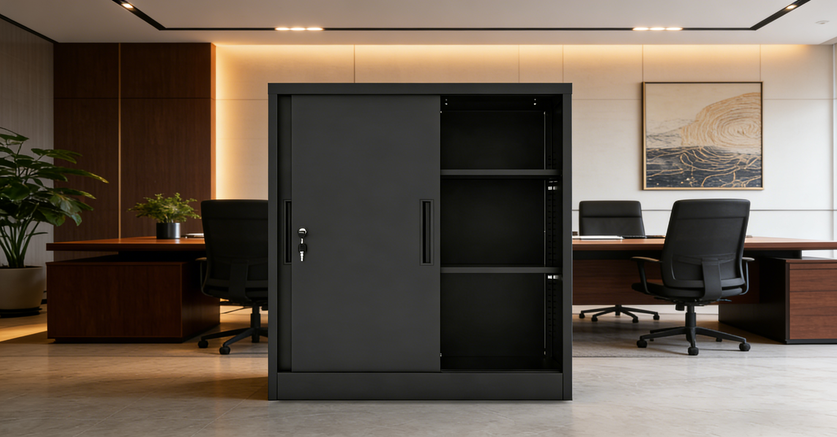 L字デスク 180cm｜2段収納棚付きコーナーデスク【DEWEL】