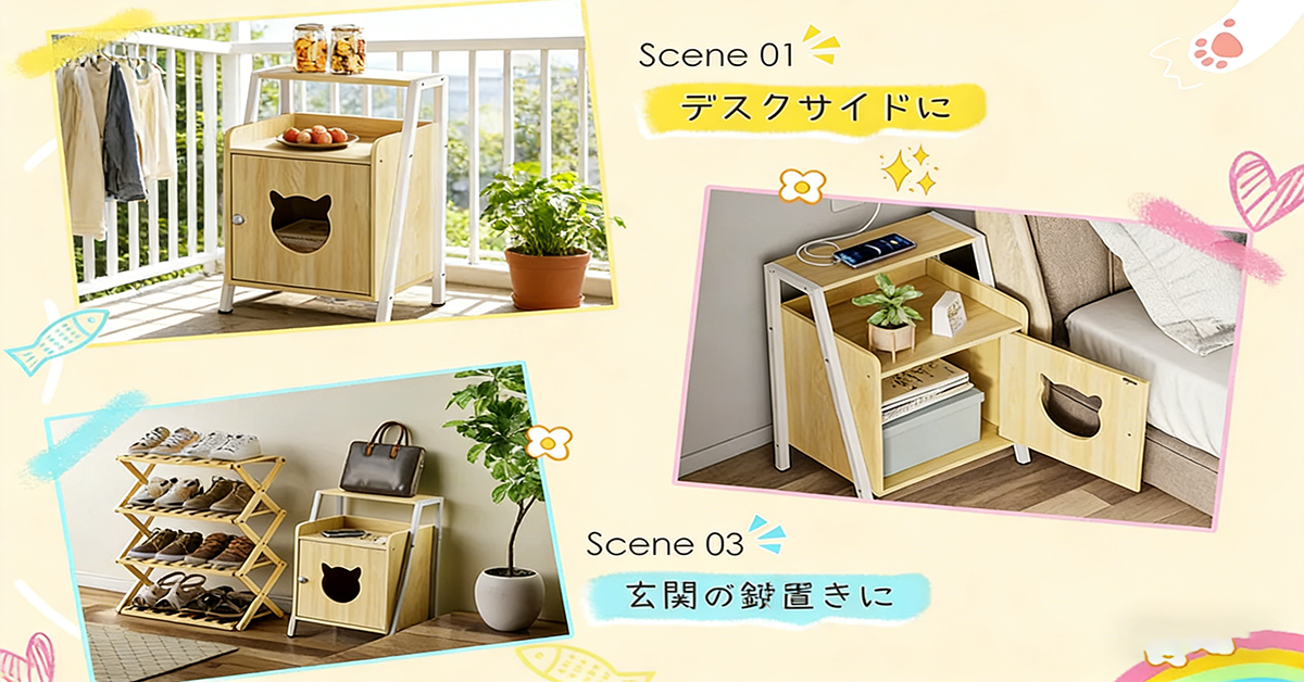 【サイドテーブル 木製 60×42.5×30cm｜おしゃれ＆便利で暮らしをアップデート】