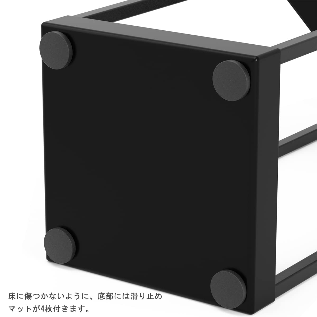 DEWEL 傘立て スリム 玄関収納 長傘・折りたたみ傘対応 おしゃれ 完成品 ブラック 幅19×高さ53cm