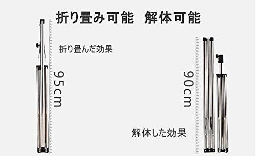 DEWEL 布団干し タオルハンガー 多機能 物干しスタンド 室内・屋外対応 折りたたみ式 ステンレス製 幅125-185cm