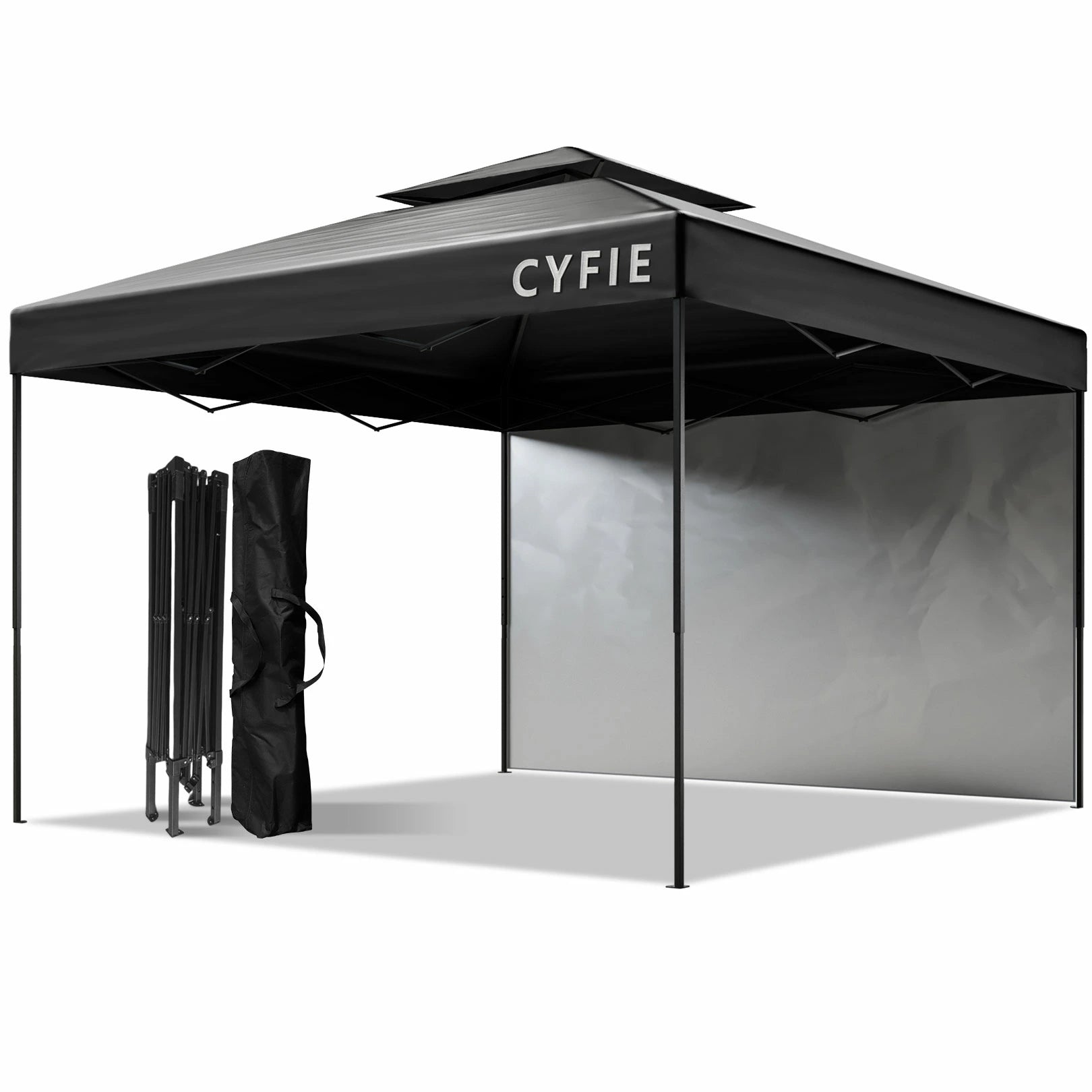CYFIE タープテント UVカット 防水 断熱機能付き 3段階高さ調節 CYFIE タープテント UVカット 防水 断熱機能付き 3段階高さ調節